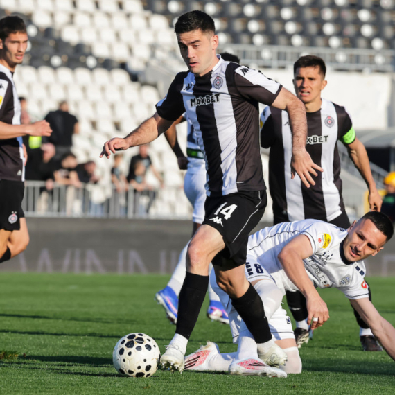 Partizan propustio dve prilike za 2:0