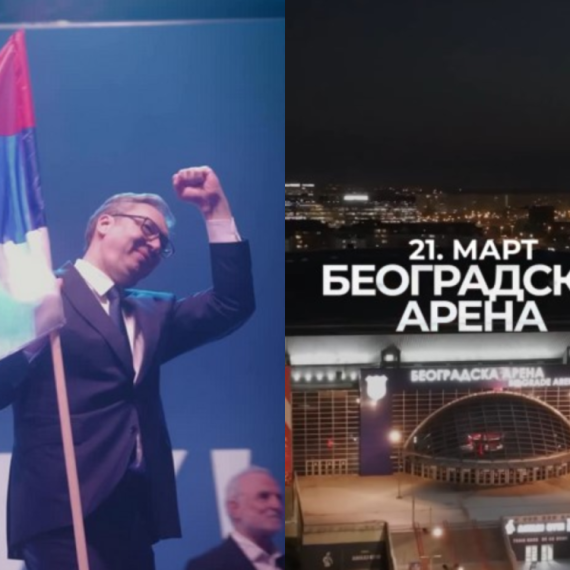 Veliki miting u Beogradu; Vučić pozvao građane: "Za Srbiju! Za našu porodicu!" VIDEO