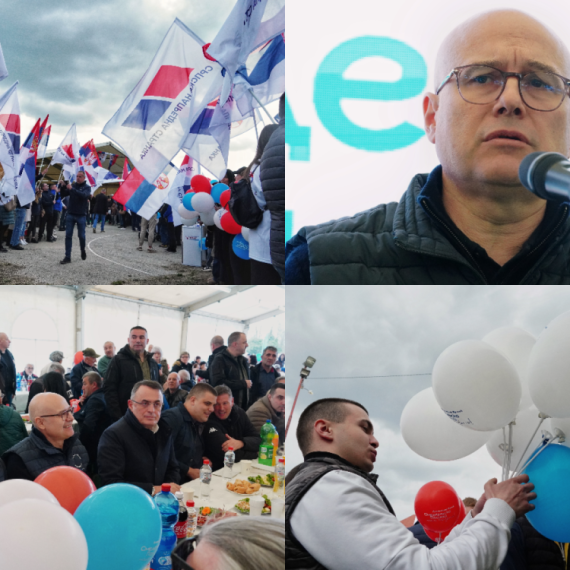 Vučević u poseti Knjaževcu; Prisustvovao polaganju kamena temeljca za novi lovački dom FOTO/VIDEO