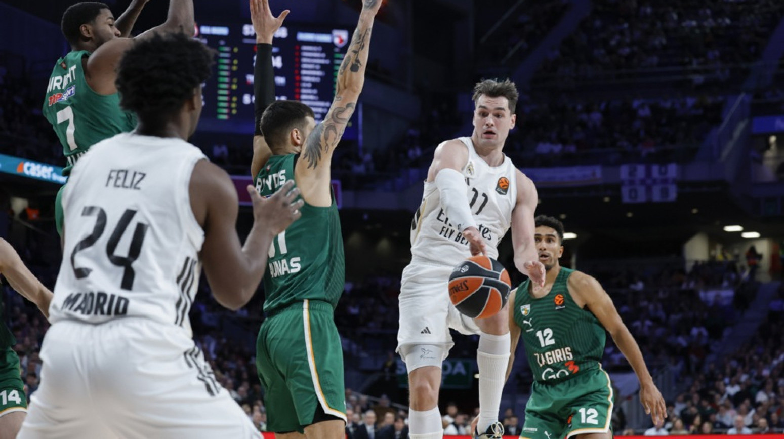 Hezonja promašio pobedu – Žalgirisu drama protiv Real Madrida