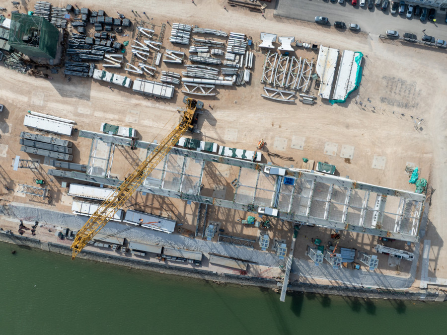 Radovi u punom jeku: Poznato kada će biti završen novi Savski most FOTO