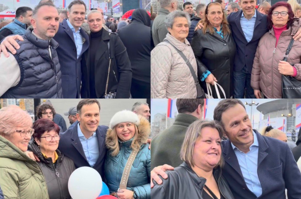 Mali sa građanima na skupu u Areni; Srbija je postala dostojna kuća za svaku našu porodicu VIDEO