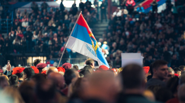Brnabić o skupu SNS u Areni; "Svi mi večeras jasno smo pružili podršku našem Aleksandru Vučiću"