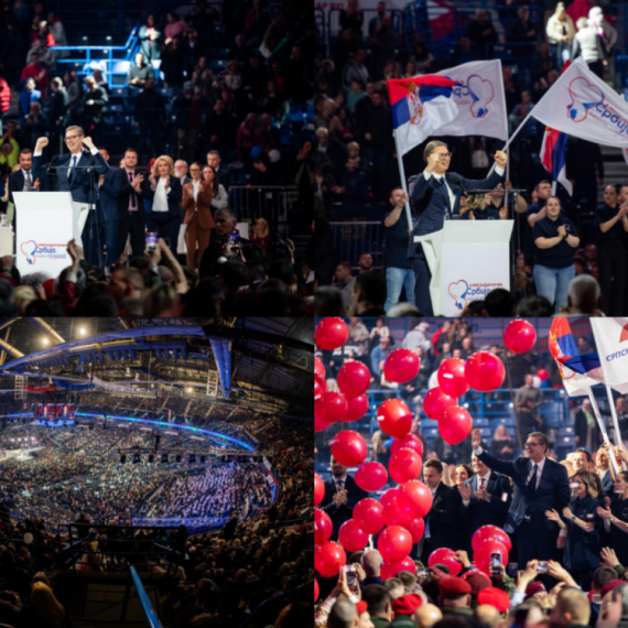 Vučić poslao snažne poruke; "Godinu dana su nam uzimali živote i rušili Srbiju; Pobeda tek sledi" FOTO/VIDEO