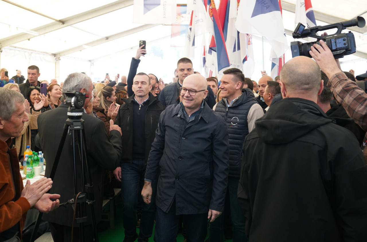 Vučević u Selevcu: Pokažimo glasom da smo porodica koja voli svoju otadžbinu Srbiju