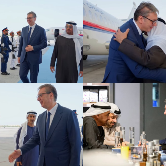 Vučić treći svetski, a prvi evropski lider koji je posetio UAE od početka rata; Iznenadna i važna poseta VIDEO