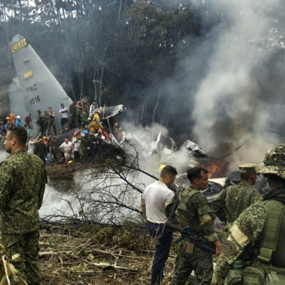 "Herkules C-130" se srušio pri poletanju; Jezivi snimci sa mesta nesreće VIDEO