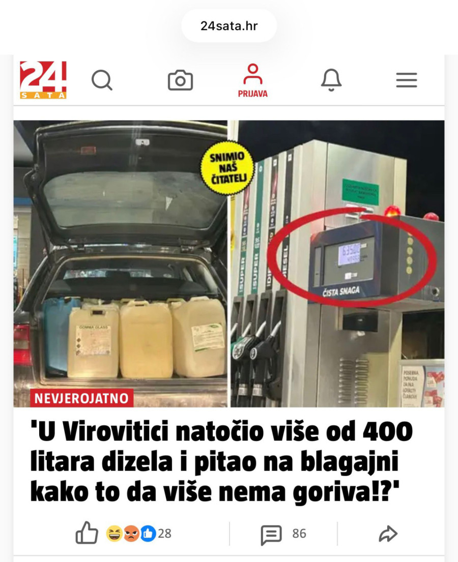 Srbija obezbeđena, Hrvati u problemu: Vlada zabrinutost zbog goriva FOTO