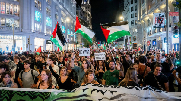 Protest "Za genocid i Izrael van košarke" pred meč Evrolige