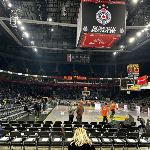 Partizan juri četvrtu u nizu u praznoj Areni