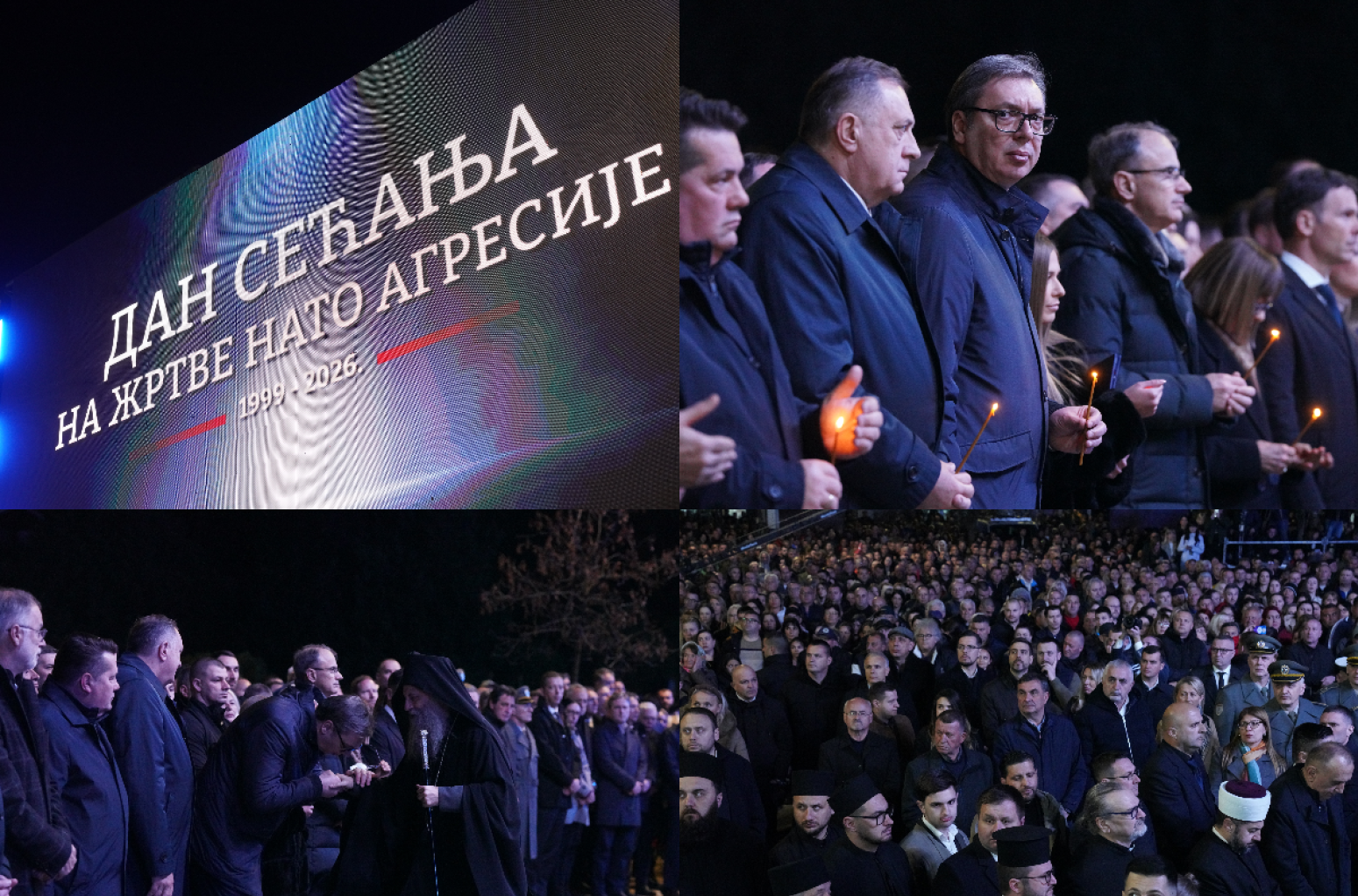 Dan sećanja na stradale u NATO agresiji: Više od 10.000 ljudi u Vranju, prisustvuje i Vučić VIDEO