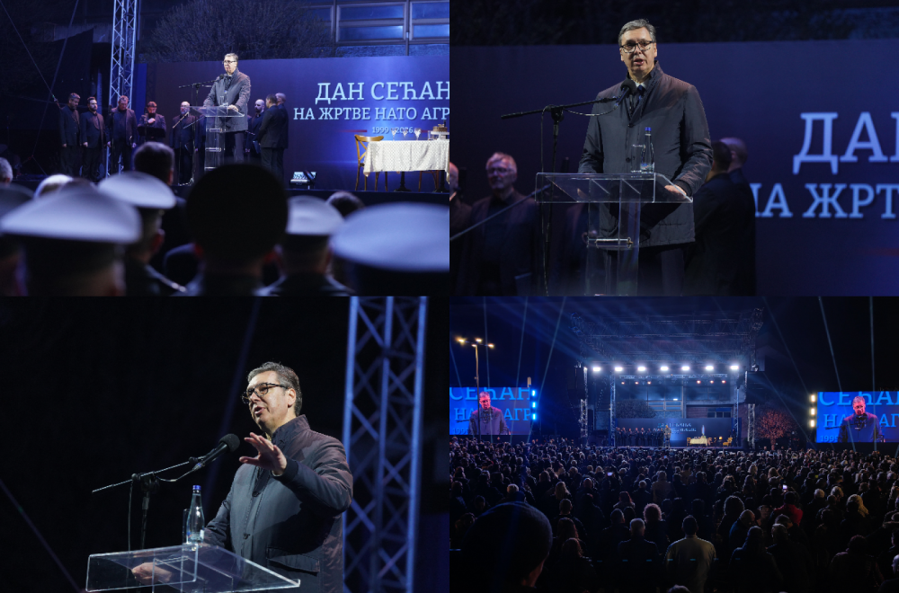 Vučić u Vranju: Kada su ubili malu Milicu i Irenu – to je bio početak rušenja i ponižavanja Srbije VIDEO