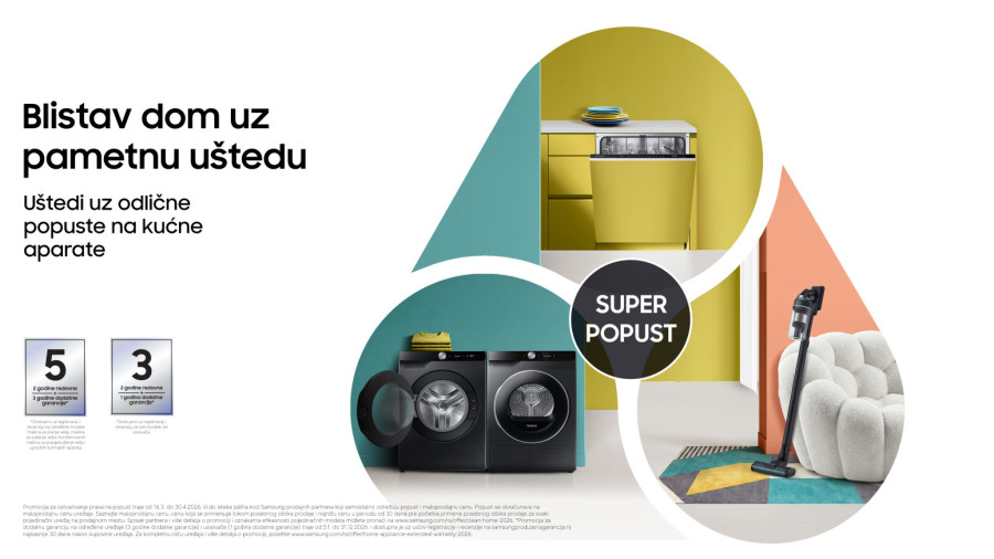 Prolećno čišćenje uz pametne uređaje: Kako Samsung olakšava održavanje doma