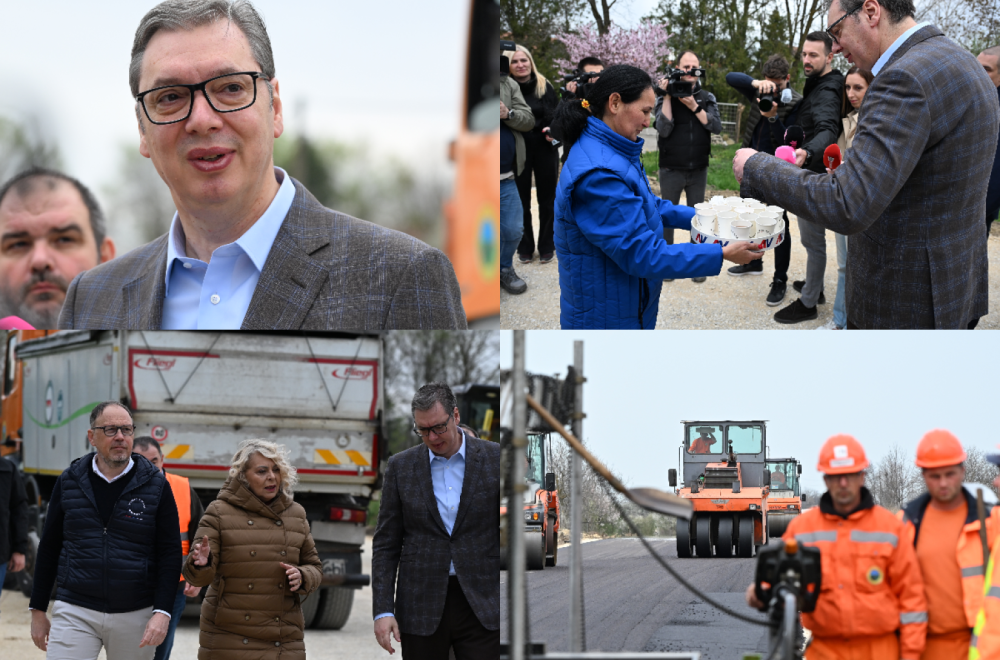 Vučić u Kuli: Dočekao ga veliki broj meštana; Odjekuje Aco, Srbine; Za nas je volja naroda – volja Boga