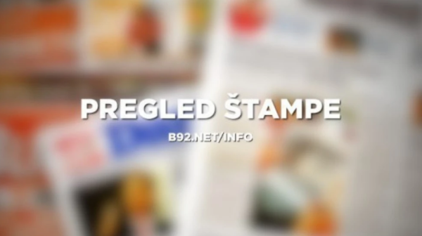 Novine: "Evropi su potrebne strateške i smele odluke"; "U sela oko Černobilja vratili se neki žitelji"