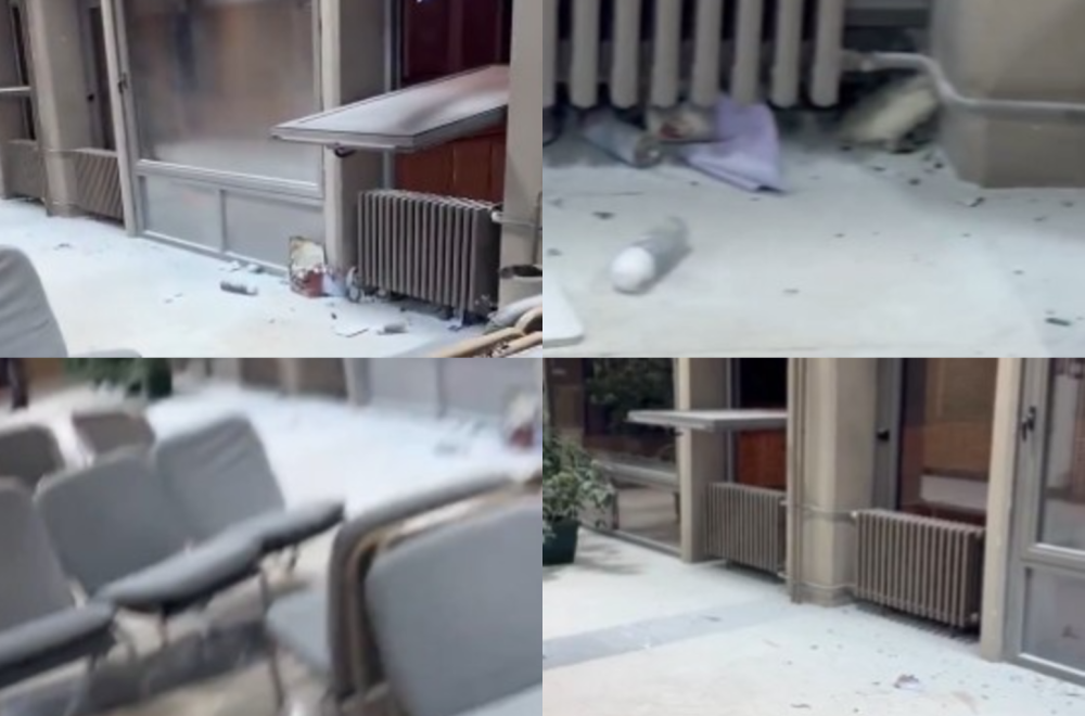 Snimak sa mesta tragedije na Filozofskom; "Ko je odgovoran za to što su nam baklje zamenile knjige?" VIDEO