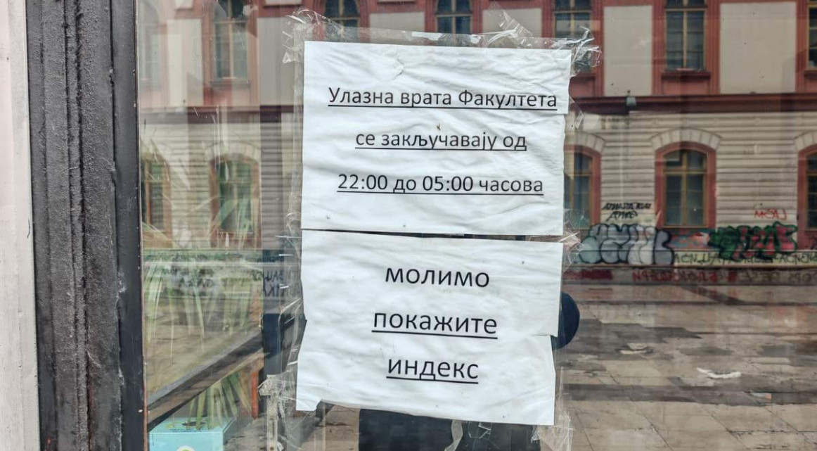 Niz pitanja nakon smrti devojke na Filozofskom: Zašto fakultet nije bio zaključan?; Gde je obezbeđenje?