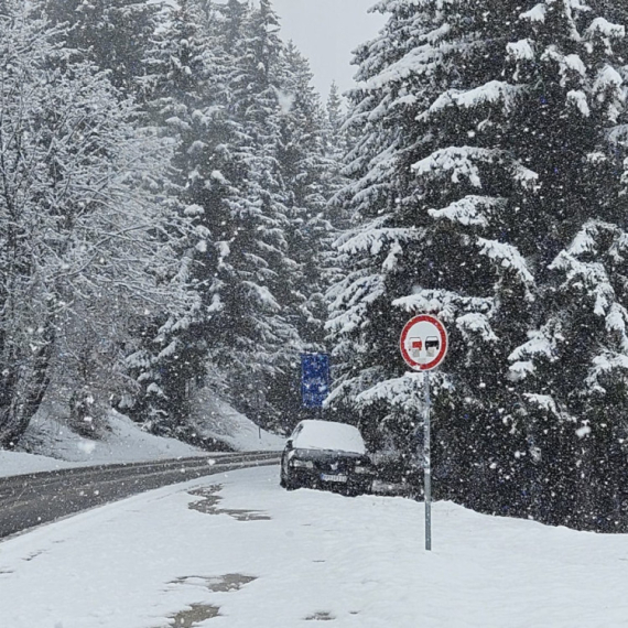 Snežna mećava preko Zlatibora i Jabuke