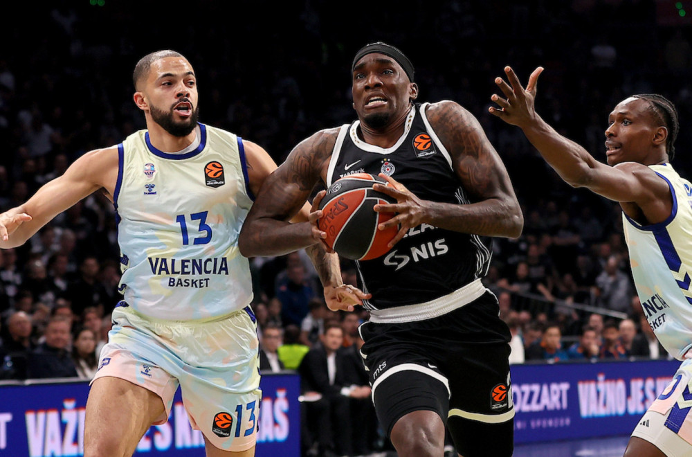 Užasna reakcija Partizana – Valensija ima dvocifrenu prednost