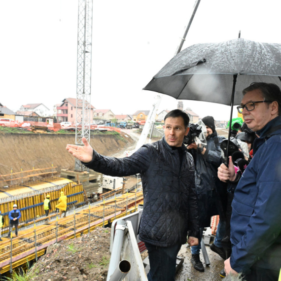 Vučić obilazi gradilište EXPO: "Veoma sam zadovoljan"; "Nacionalni stadion će biti jedan od najlepših"