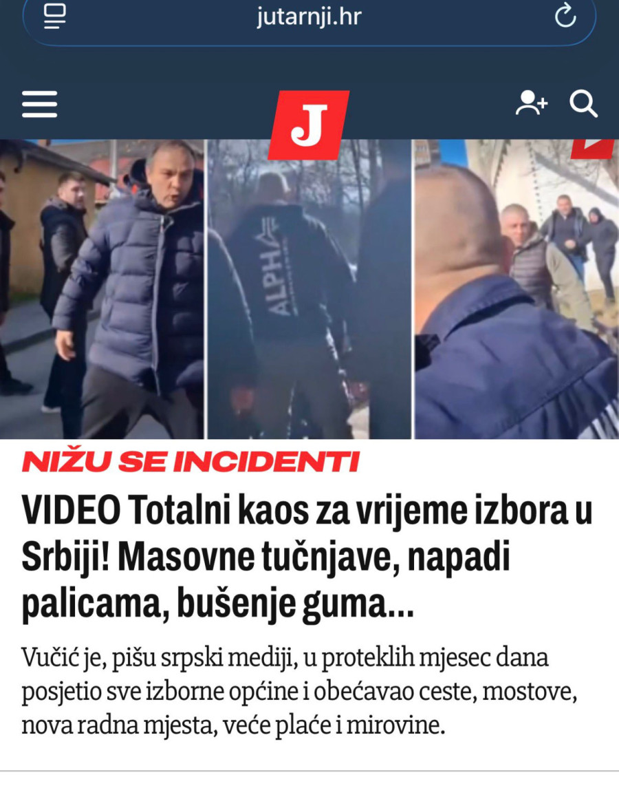 Huligani iz Osijeka hteli da uđu u Srbiju i prave haos na izborima; Neki pružaju logističku podršku FOTO/VIDEO
