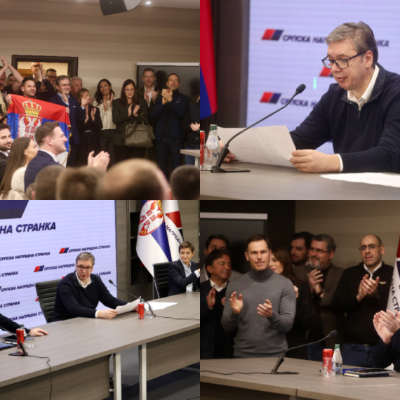 Vučić saopštio rezultate izbora; Ubedljiva pobeda SNS – 10:0; "Hvala Srbiji"