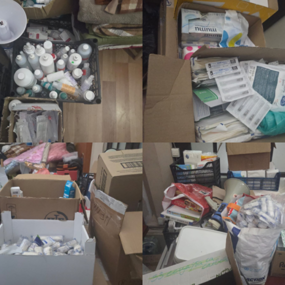 Šta su blokaderi spremali u Rektoratu?; U prostorijama pronađene kutije pune medicinske opreme FOTO