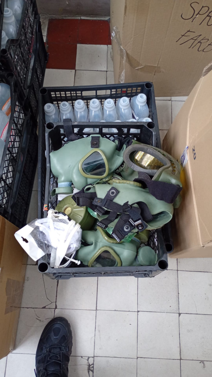 UKP sweeps the premises; New seizure at the Rectorate; Gas masks, pyrotechnics, thunder flashes, sprays… PHOTO
