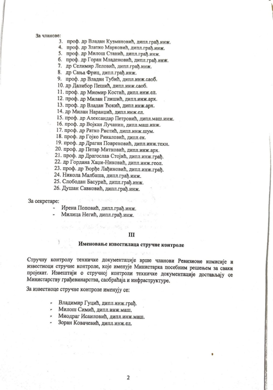 Kriv koliko i Bojović; Mediji: I rektor Vladan Đokić među onima koji su odobravali projekte železnice FOTO