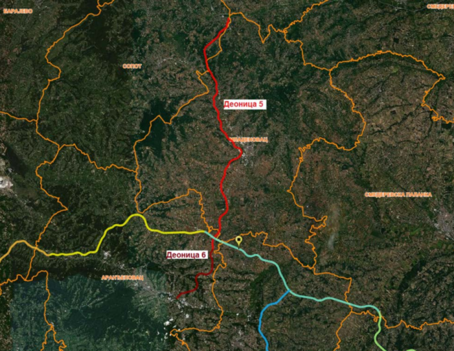 48 mostova i tunel na putu dugom 37 km: Kuda će proći deonice 5 i 6 saobraćajnice Vožd Karađorđe