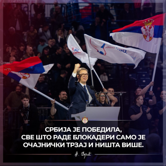 Jaka poruka Aleksandra Vučića: "Srbija je pobedila" FOTO