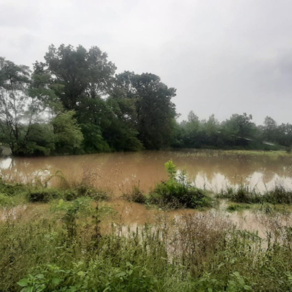 Alarmantno i u Čačku: Povišen vodostaj reke Zapadne Morave, Žutaja se izlila u selu Katrga