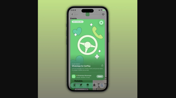 Objavljena WhatsApp aplikacija za Apple CarPlay