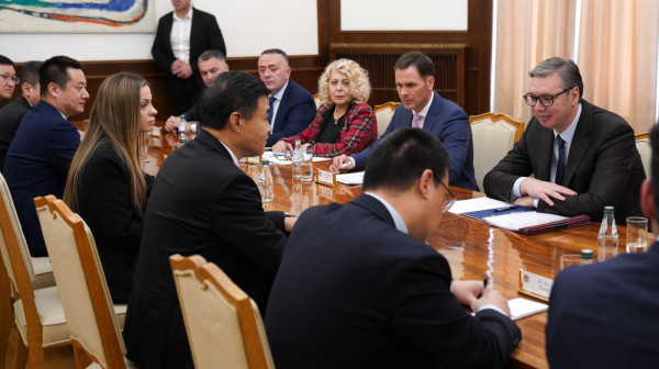 Vučić meets with Shandong representatives on the Danube Corridor, "Vožd Karadjordje," and Niš airport PHOTO