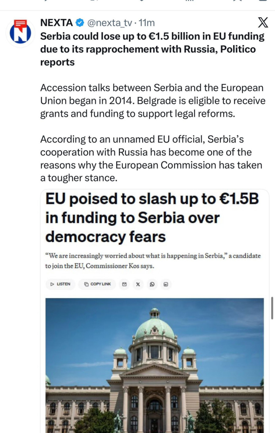 Kreće najžešća ucena Vučića; EU pod velom demokratije traži odricanje od Rusije