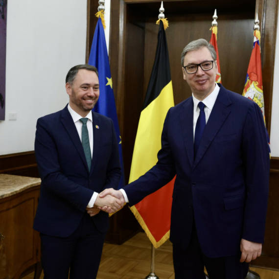 Vučić se sastao s potpredsednikom vlade Belgije Maksimom Prevoom