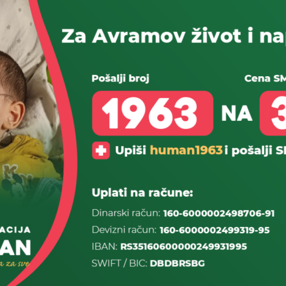 Avramu je potrebna naša pomoć: Pošaljite SMS sa brojem 1963 na 3030