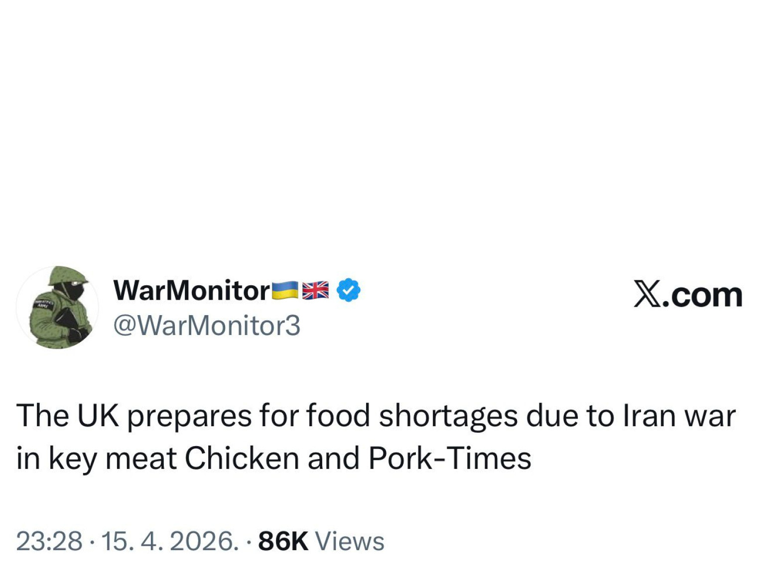 Blokaderi se smejali Vučiću, a Britanija sada priprema zalihe hrane zbog rata u Iranu FOTO