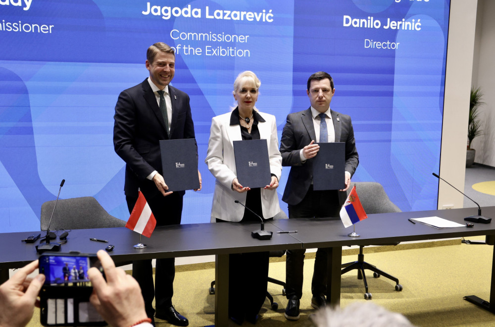 Potpisan Ugovor o učešću Austrije na izložbi EXPO 2027 Beograd FOTO