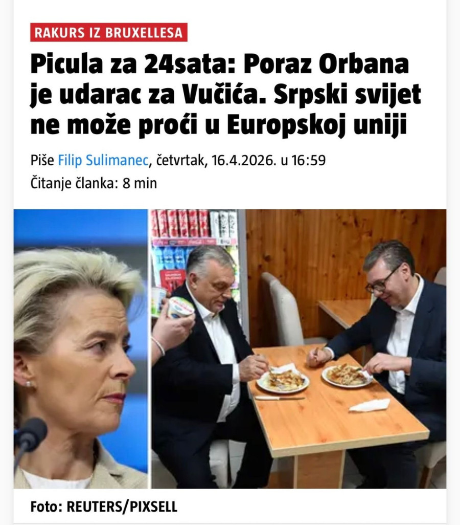 Ponovo udario na Vučića; Iako nema nikakvog srpskog sveta, Piculi smeta sve što je srpsko