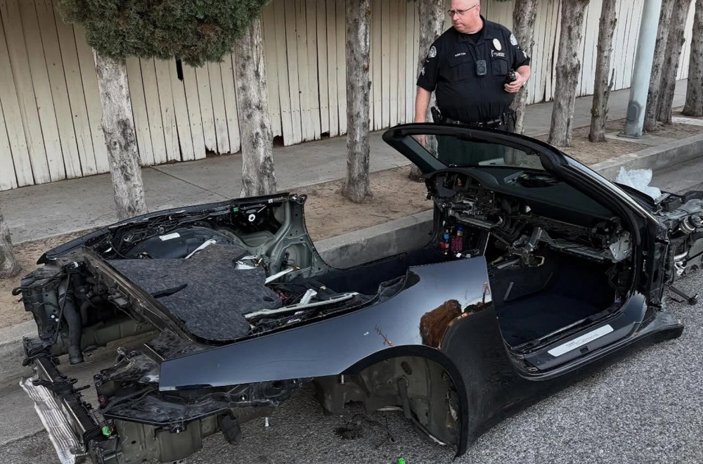 Porsche ogoljen do "šasije": Krađa kakva se retko viđa FOTO