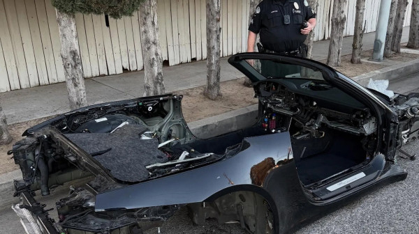 Porsche ogoljen do "šasije": Krađa kakva se retko viđa FOTO