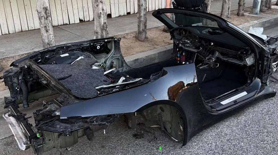 Porsche ogoljen do šasije: Krađa kakva se retko viđa FOTO