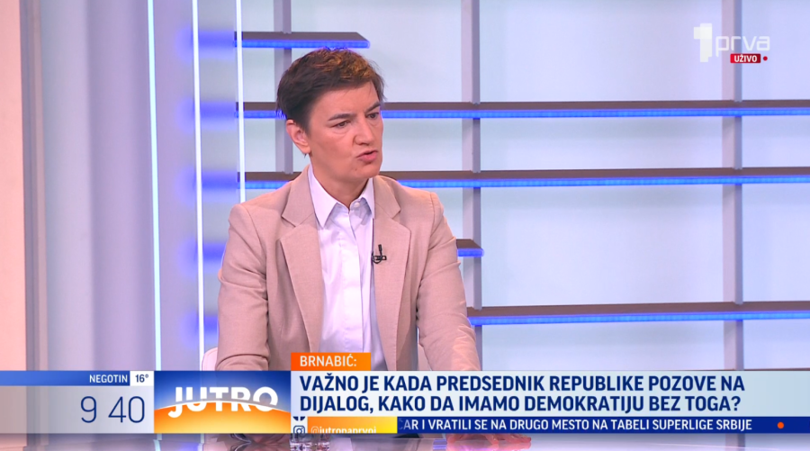 Brnabić: Opozicija vodi politički performans; Vučić je 154 puta pozvao na dijalog, nisu odgovorili VIDEO