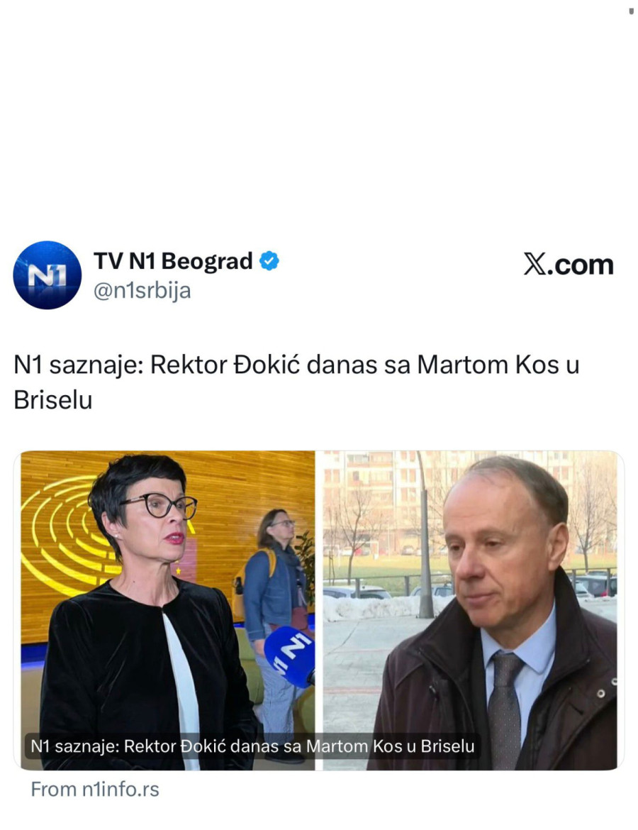 Đokić otišao u Brisel da lobira protiv Srbije – sve da naša zemlja ne dobije nova sredstva za bolnice i škole