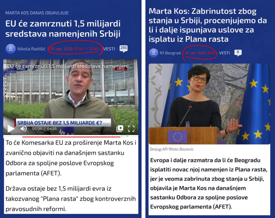 Propali planovi blokadera: Marta Kos im srušila sve snove