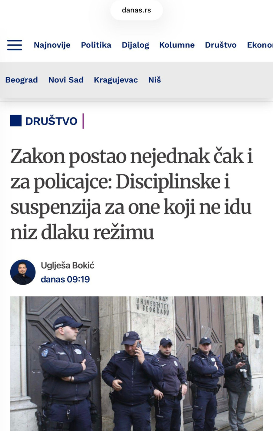 Hibridni rat protiv srpske policije; Blokaderi žele da izazovu sukobe FOTO