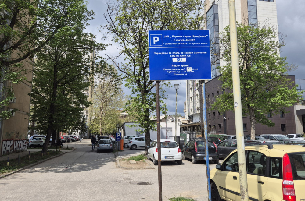 Kragujevac: Promena režima parkiranja na Lepeničkom bulevaru