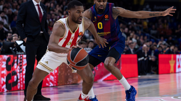 Zvezda inferiorna u "Blaugrani": Panter i Klajburn pokazali da joj nije mesto u plej-ofu VIDEO