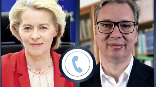 Vučić with Ursula von der Leyen: "Discussion on key issues in relations between Serbia and the European Union"